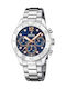 Festina Women's Watch Chronograph with Silver Metal Bracelet