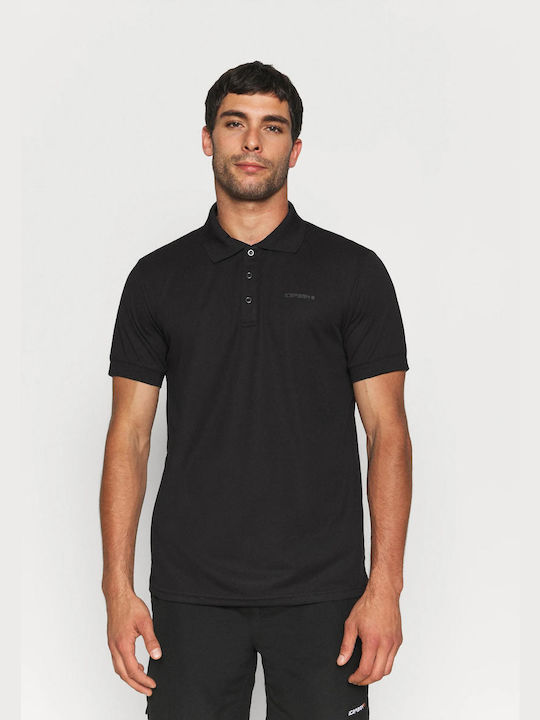 Icepeak Bellmont Herren Kurzarmshirt Polo Schwarz