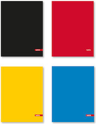 Tettris Notebook Ruled A4 96 Sheets 3 Subjects 1pcs (Μiscellaneous colours)