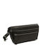 Toronto Leather Belt Bag Black