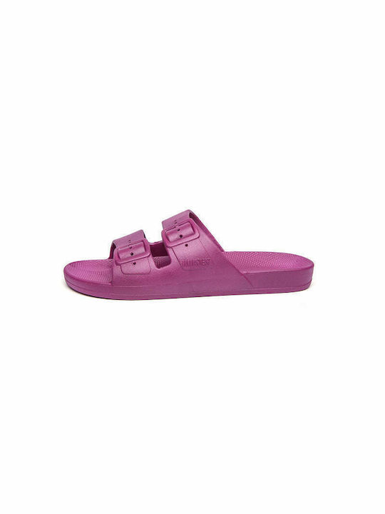 Freedom Moses Vamp Frauen Flip Flops in Lila Farbe