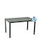 Tisch Stabil Gray 154x84x72cm