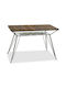 Tisch Stabil Natural-black 120x70x73cm
