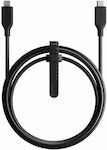 Nomad Sport Braided USB 2.0 Cable USB-C male - USB-C male Μαύρο 2m (NM01087885)