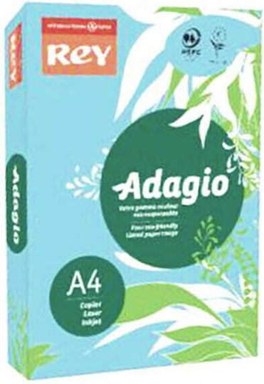 Rey Adagio Druckpapier A4 80gr/m² 1x500 Blätter Blau