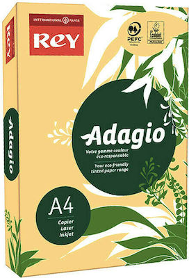 Rey Adagio Χαρτί Εκτύπωσης A4 80gr/m² 500 φύλλα Cream