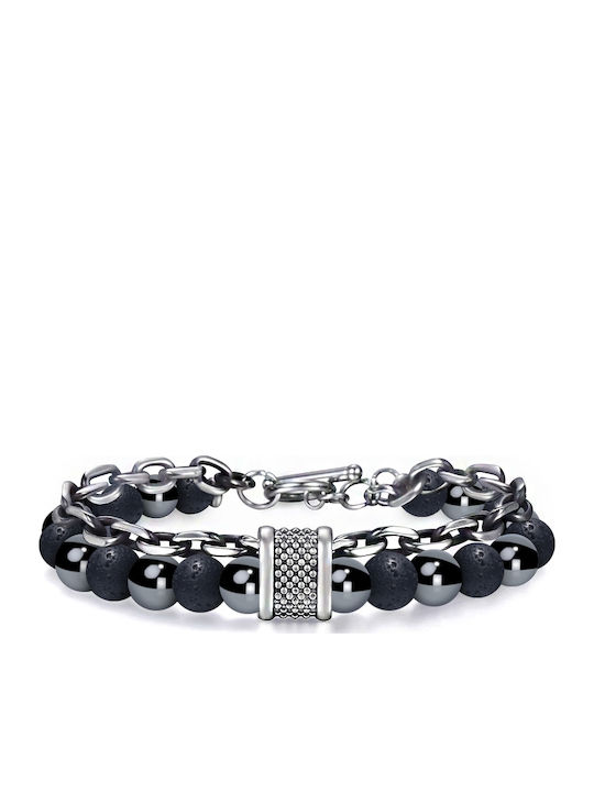 Legend Accessories Ανδρικό Βραχιόλι από Ατσάλι