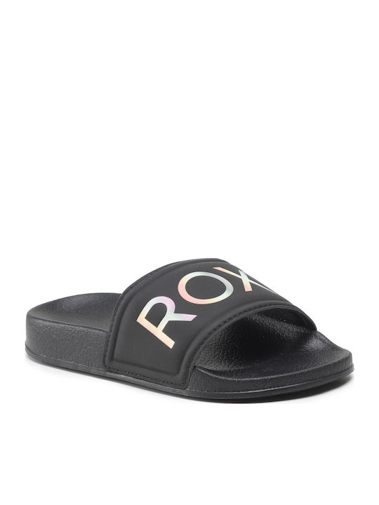 Roxy Kinder Badeschlappen Schwarz