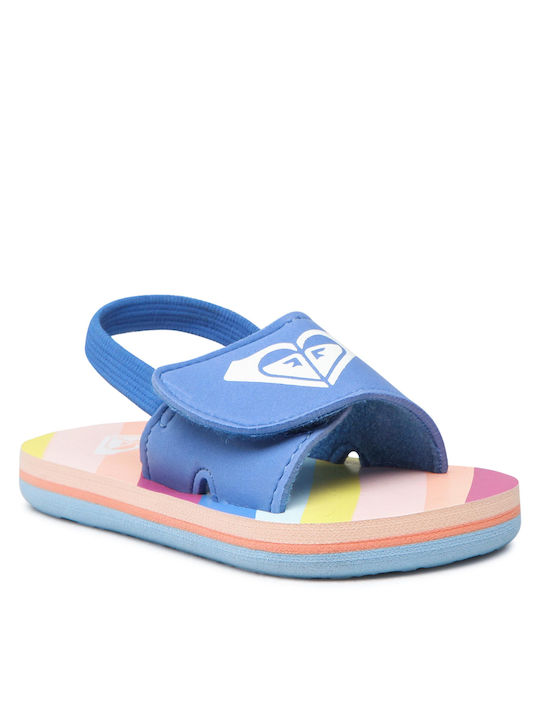 Roxy Παιδικές Σαγιονάρες Slides Γαλάζιες