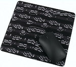 AGIFTY Mouse Pad Μαύρο με Λευκή Παρτιτούρα