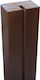 Showood Garden Fence Post Brown made of Wood 96...