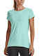 Under Armour HeatGear Damen Sportlich T-shirt Schnell trocknend Hellblau