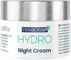 Equalan Pharma Novaclear+ Hydro Night Ενυδατική Κρέμα Νυκτός 50ml