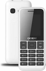 Alcatel 1068D Dual SIM Κινητό με Κουμπιά Λευκό