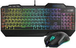 Krom Krusher Gaming Tastatură cu iluminare RGB (Engleză UK)