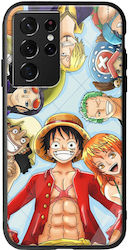 One Piece Samsung Galaxy S21 Ultra Groove TPU (Tempered Glass and TPU)