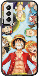 One Piece Samsung Galaxy S22 Plus Rillen TPU (Gehärtetes Glas und TPU)