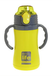 Ecolife Παγούρι Θερμός 300ml Κίτρινο Ecolife Παγούρι Θερμός 300ml Κίτρινο