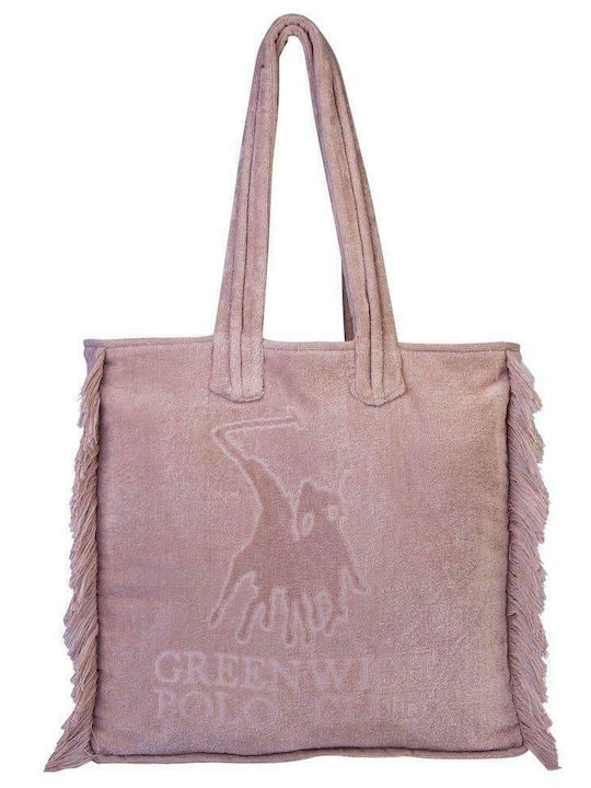 Greenwich Polo Club Текстилна Плажна Чанта Розова