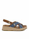 Kate Women's Fabric Platform Espadrilles Navy Blue