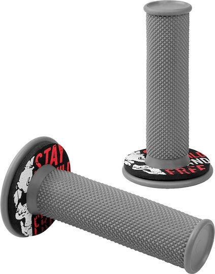Lampa Мотоциклетни ръкохватки Donut Off-road Поничка за извън пътя в Сив цвят