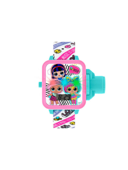 Disney L.O.L Surprise Kinder Digitaluhr mit Kautschuk/Plastik Armband Rosa