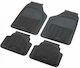 Michelin Set of Front and Rear Mats Universal 4pcs from Rubber Black