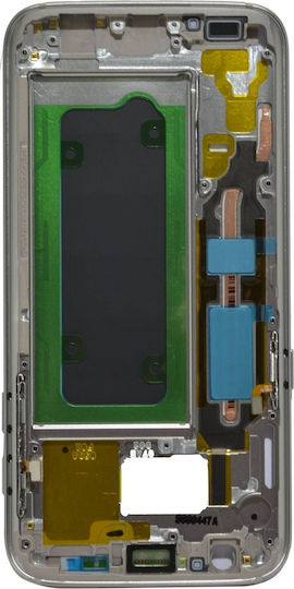Samsung Μεσαίο Πλαίσιο Χρυσό για Galaxy S7