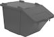 TTS Cleaning Plastic Waste Bin 45lt Gray
