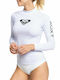 Roxy Whole Hearted Women's Long Sleeve Sun Protection Shirt White