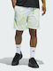 Q2 Aop Short White Men's Athletic Shorts Multicolour
