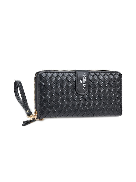 Verde Large Women's Wallet Black