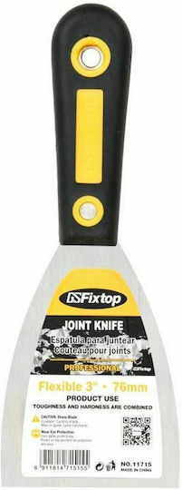 Fixtop Gemeinsames Messer Metallischός 127mm mit Kunststoffgriff 06209 AMD177-016