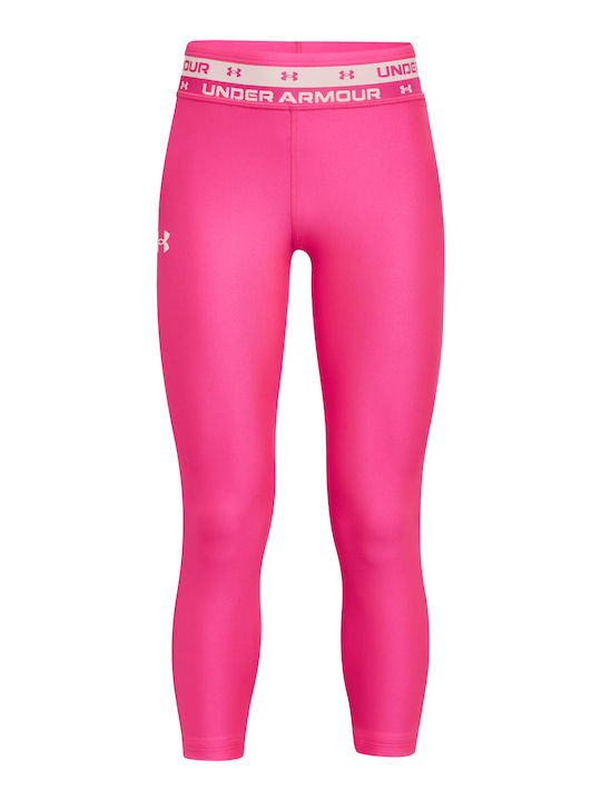 Under Armour Kinder Leggings Sport Lang Fuchsie