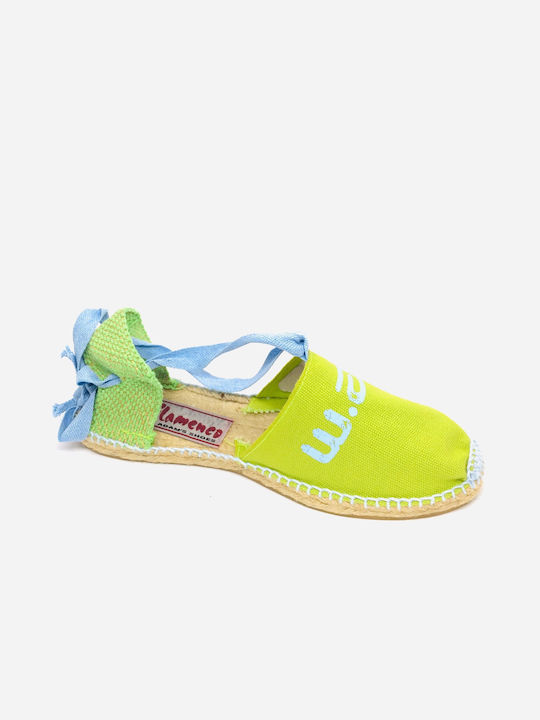 Flamenco Women's Fabric Espadrilles Green