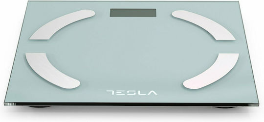 Tesla Ψηφιακή Ζυγαριά 180kg Λευκή Transparent BS301WX