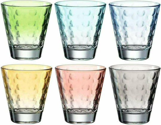Leonardo Optic Σετ Ποτήρια Ουίσκι από Γυαλί 215ml 6τμχ