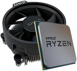 AMD Ryzen 3 4100 3.8GHz Επεξεργαστής 4 Πυρήνων για Socket AM4 σε Tray με Ψύκτρα