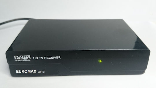 Neta Euromax 999-T2 Ψηφιακός Δέκτης Mpeg-4 HD (720p) με Λειτουργία PVR (Εγγραφή σε USB) Σύνδεσεις SCART / HDMI / USB