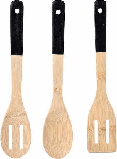 Bergner Σετ Bamboo Kochutensilien 3Stück Schwarz Earth Black