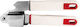Metallic Garlic Press White