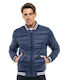 Geci Barbati Bomber Culoare Full Face Albastru Marin