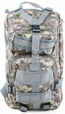 Aria Trade Unisex Military Backpack Backpack Camouflage in Gray Color 30lt