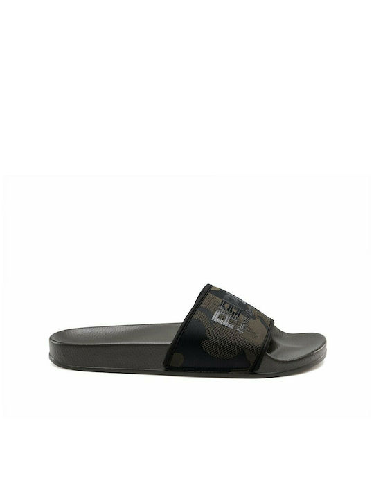 Replay Up Camo Men's Slides Khaki