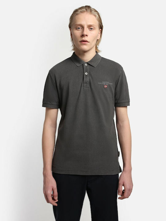 Napapijri Elbas Polo Short Sleeve Shirt Volcano