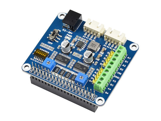 Waveshare Stepper Motor HAT for Raspberry Pi, Drives Two Stepper Motors (15669)