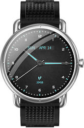 DAS.4 SG65 Smartwatch με Παλμογράφο (Silver/Black)