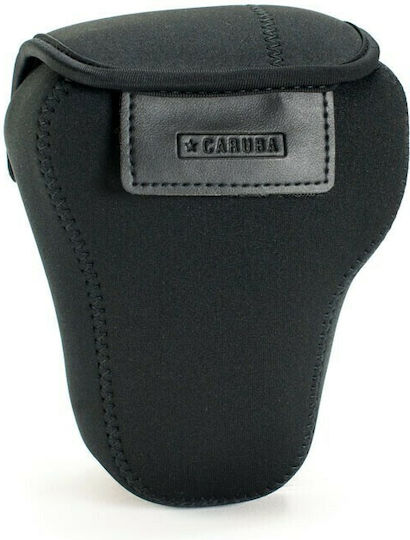Caruba Pouch Φωτογραφικής Μηχανής Neoprene Protection Bag Μέγεθος Large σε Μαύρο Χρώμα