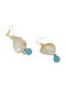 Earrings Pendants Gold Plated with Stones & Pearls