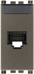 Vimar Arke Front Single Network Socket RJ45 Cat...
